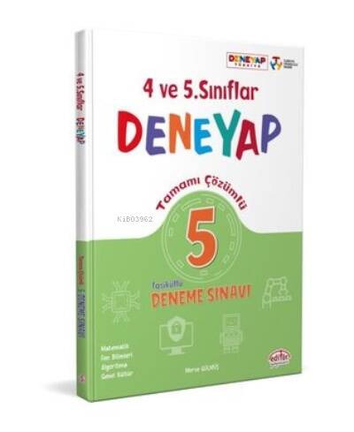 4. ve 5. Sınıflar Deneyap Tamamı Çözümlü 5 Fasiküllü Deneme Sınavı - 1