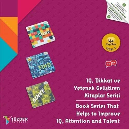 4+ Yaş Seti Level 2;IQ Dikkat Ve Yetenek Geliştiren Kitaplar Serisi - 1