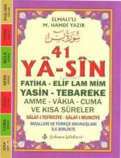 41 Ya-sin (Kod: YAS004-Çanta Boy); Fatiha-Elif Lam Mim-Yasin-Tebareke-Amme-Vakıa-Cuma ve Kısa Sûreler - 1