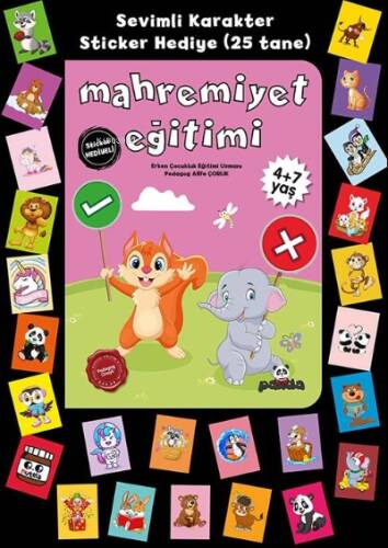 4+7 Yaş Mahremiyet Eğitimi Stickerli - 1