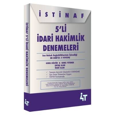 4T İstinaf 5 Li İdari Hakimlik Denemeleri - 1