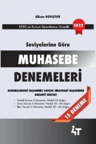 4T Seviyelerine Göre Muhasebe Denemeleri - 1