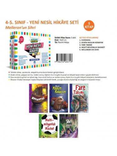 4.ve 5. Sınıf Yeni Nesil Hikaye Seti - Melleron'un Sihri - 1