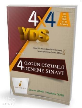 4x4 YDS 4 Özgün Çözümlü Deneme Sınavı - 1