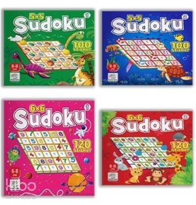 5-8 Yaş Stickerlı Sudoku Seti - 1