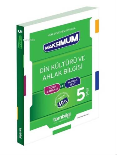 5. Sınıf Din Kültürü Ve Ahlak Bilgisi Soru Bankası + Yaprak Test Tambilgi Yayınları - 1