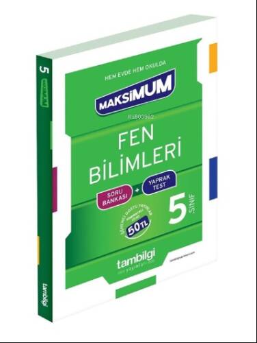 5. Sınıf Fen Bilimleri Soru Bankası + Yaprak Test Tambilgi Yayınları - 1