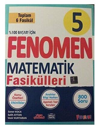 5. Sınıf Fenomen Matematik Fasikülleri - 1