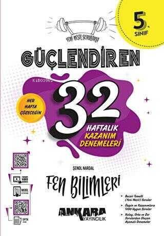 5. Sınıf Güçlendiren 32 Haftalık Fen Bilimleri Kazanım Denemeleri - 1