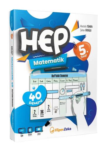 5. Sınıf HEP Matematik Haftalık Deneme Föyleri - 1