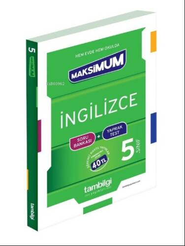 5. Sınıf İngilizce Soru Bankası + Yaprak Test Tambilgi Yayınları - 1