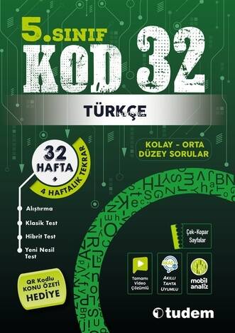 5. Sınıf KOD 32 Türkçe - 1