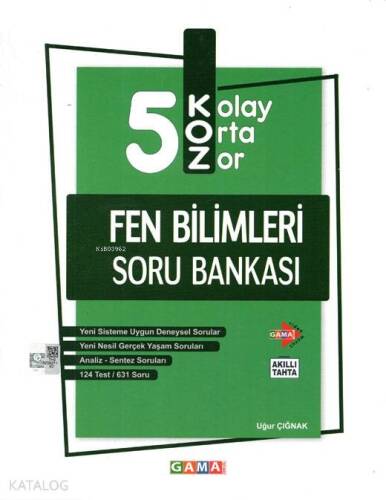 5. Sınıf Koz Fen Bilimleri Soru Bankası - 1