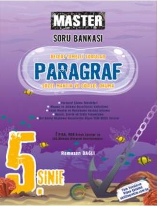 5. Sınıf Master Paragraf Soru Bankası - 1