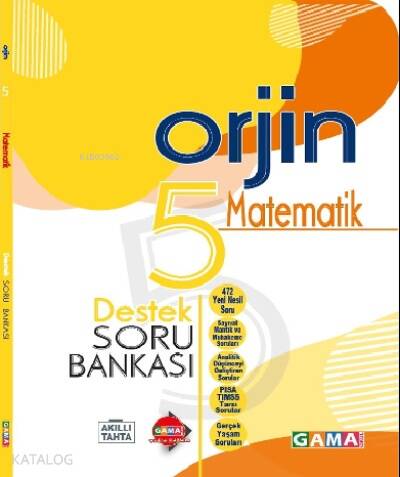 5. Sınıf Matematik Orjin Destek Soru Bankası - 1