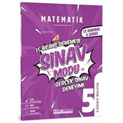 5. Sınıf Sınav Modu Matematik - 1