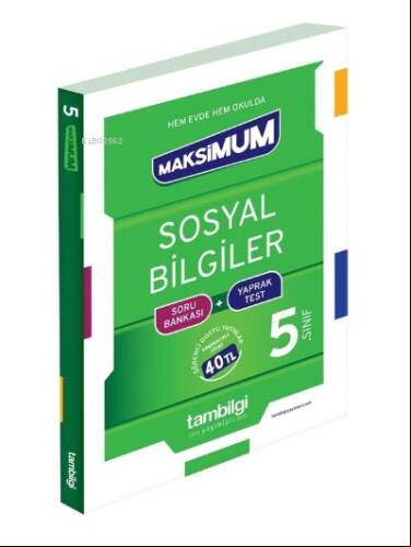 5. Sınıf Sosyal Bilgiler Soru Bankası + Yaprak Test Tambilgi Yayınları - 1