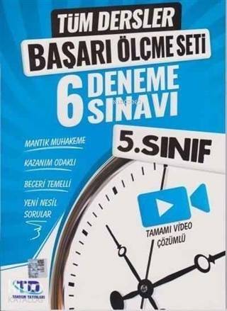 5. Sınıf Tüm Dersler Başarı Ölçme Seti 6 Deneme Sınavı - 1