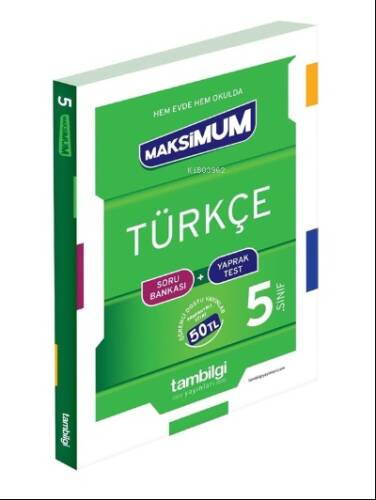 5. Sınıf Türkçe Soru Bankası + Yaprak Test Tambilgi Yayınları - 1