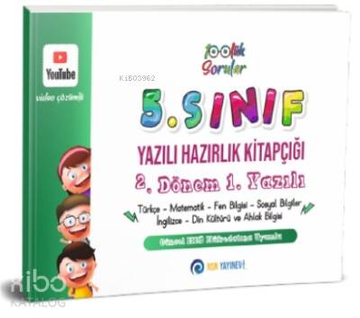 5 Sınıf Yazılı Hazırlık Kitapçığı 2 Dönem 1 Yazılı;Çek Kopart - 1