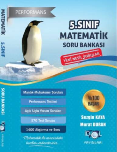 5. Sınıf Yüksek Performans Matematik Soru Bankası İdol Yayınları - 1