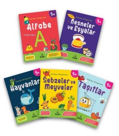 5 Yaş Noktaları Birleştirelim Serisi Seti - 5 Kitap Takım - 1