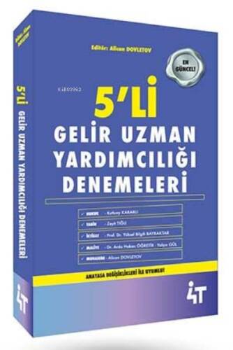 5'Li Gelir Uzman Yardımcılığı 5 Li Deneme 2. Baskı (Karekodlu) - 1