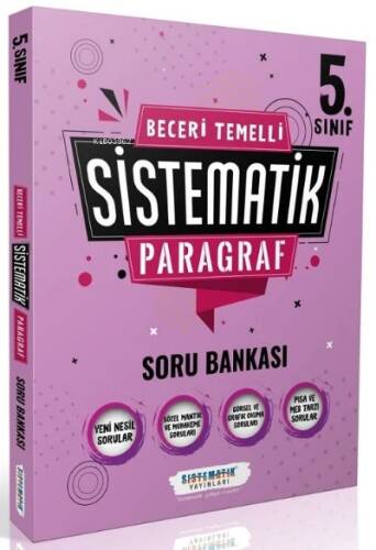 5.Sınıf Beceri Temelli Sistematik Paragraf Soru Bankası Sistematik Yayınları - 1