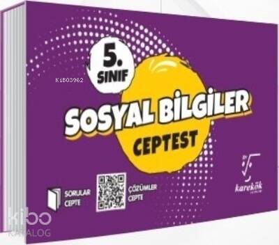 5.Sınıf Cep Test Sosyal Bilgiler - 1