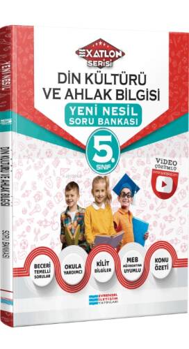 5.Sınıf Din Kültürü ve Ahlak Bilgisi Video Çözümlü Soru Bankası (Exatlon Serisi) - 1