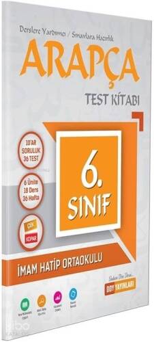 6. Sınıf Arapça Test Kitabı - 1