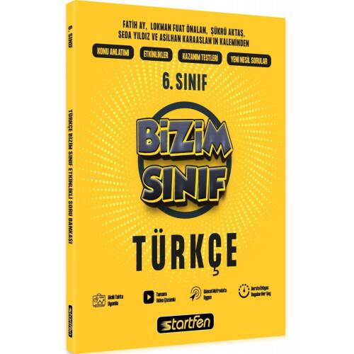 6. Sınıf Bizim Sınıf Türkçe Etkinlikli Soru Bankası - 1