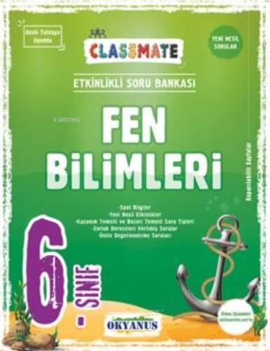 6. Sınıf Classmate Fen Bilimleri Soru Bankası - 1