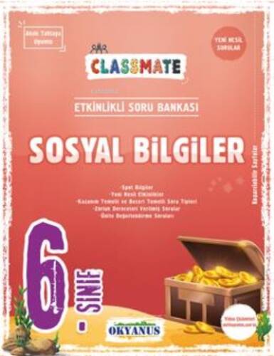 6. Sınıf Classmate Sosyal Bilgiler Soru Bankası - 1