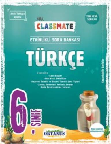 6. Sınıf Classmate Türkçe Soru Bankası - 1