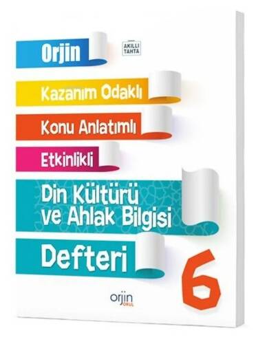 6. Sınıf Din Kültürü ve Ahlak Bilgisi Akıllı Defter - 1