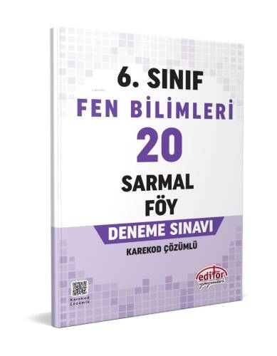 6. Sınıf Fen Bilimleri 20 Sarmal Föy Deneme Sınavı - 1