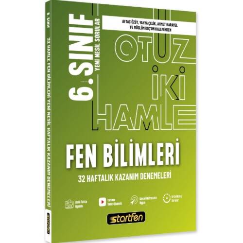 6. Sınıf Fen Bilimleri 32 Deneme Haftalık Kazanım Denemeleri - 1