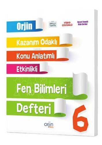 6. Sınıf Fen Bilimleri Akıllı Defter - 1