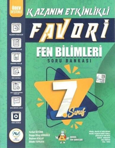 6. Sınıf Fen Bilimleri Favori Serisi Kazanım Etkinlikli Soru Bankası Av Yayınları 2023 - 1