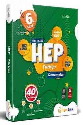 6. Sınıf HEP Türkçe Haftalık Deneme Föyleri - 1