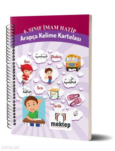 6. Sınıf İmam Hatip Arapça Kelime Kartelası - 1