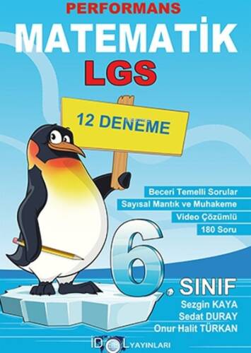 6. Sınıf LGS Performans Matematik LGS 12 Deneme İdol Yayınları - 1