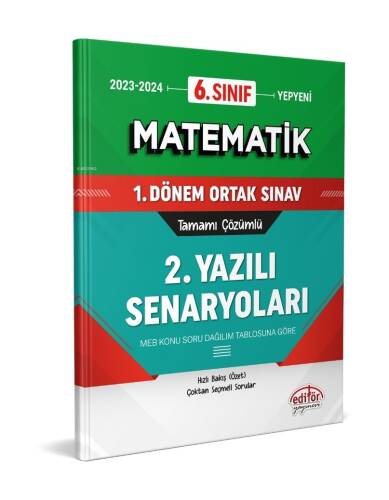 6. Sınıf Matematik 1. Dönem Ortak Sınavı 2. Yazılı Senaryoları Tamamı Çözümlü - 1