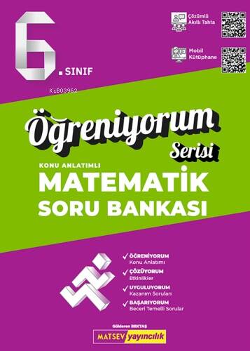 6. Sınıf Matematik Öğreniyorum Konu Anlatımlı Soru Bankası - 1