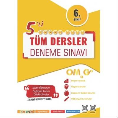 6. Sınıf Omage Gold Tüm Dersler Deneme Sınavı - 1