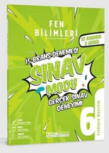 6. Sınıf Sınav Modu Fen Bilimleri - 1