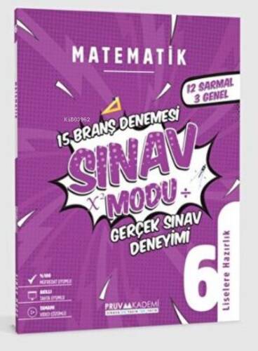 6. Sınıf Sınav Modu Matematik - 1