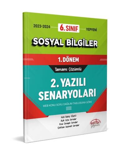 6. Sınıf Sosyal Bilgiler 1. Dönem Ortak Sınav 2. Yazılı Senaryoları Tamamı Çözümlü - 1