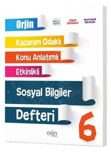 6. Sınıf Sosyal Bilgiler Akıllı Defter - 1